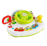 Дитячий музичний руль "Маленький водій" українське озвучування, підсвічування, вірш, 2 пісні, звуки (96435), фото 2