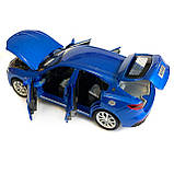 Іграшкова машинка металева Maserati Levante Мазераті Леванте синій, звук, світло, інерція, відкр. двері, капот, багажник, 14*6*5, фото 4