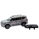 Іграшкова машинка металева Nissan Patrol «Автопром», сірий, від 3 років, 16х7х6 см, (7577), фото 3