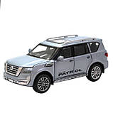 Іграшкова машинка металева Nissan Patrol «Автопром», сірий, від 3 років, 16х7х6 см, (7577), фото 5