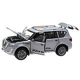 Іграшкова машинка металева Nissan Patrol «Автопром», сірий, від 3 років, 16х7х6 см, (7577), фото 7