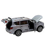Іграшкова машинка металева Nissan Patrol «Автопром», сірий, від 3 років, 16х7х6 см, (7577), фото 8