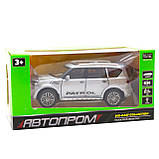 Іграшкова машинка металева Nissan Patrol «Автопром», сірий, від 3 років, 16х7х6 см, (7577), фото 9