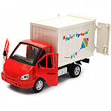 Машинка іграшкова Автопром «Вантажівка. Країна іграшок» (світло, звук, пластик), 20х7х11 см (7660-6), фото 6