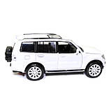 Іграшкова машинка металева «Mitsubishi Pajero 4WD Turbo» Автопром Мітсубісі, білий, 14*5*5 см, (68463), фото 4