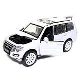 Іграшкова машинка металева «Mitsubishi Pajero 4WD Turbo» Автопром Мітсубісі, білий, 14*5*5 см, (68463), фото 5