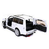 Іграшкова машинка металева «Mitsubishi Pajero 4WD Turbo» Автопром Мітсубісі, білий, 14*5*5 см, (68463), фото 7