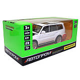 Іграшкова машинка металева «Mitsubishi Pajero 4WD Turbo» Автопром Мітсубісі, білий, 14*5*5 см, (68463), фото 8