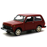 Іграшкова машинка металева ВАЗ Lada Niva «Автопром», червоний, від 3 років, 7х15х6 см, (21214), фото 3