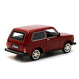 Іграшкова машинка металева ВАЗ Lada Niva «Автопром», червоний, від 3 років, 7х15х6 см, (21214), фото 4