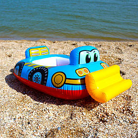 Коло надувний пліт «Бульдозер» Intex, блакитний, 84 * 58 см (59586)