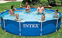 Круглый каркасный бассейн Intex 28200 (305х76 см) Metal Frame Pool