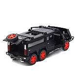 Іграшкова машинка металева джип «Hummer», Автопром, чорний, 6х16х6 см, від 3 років, (6618), фото 5