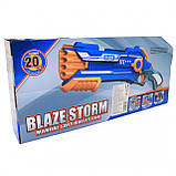 Дитяча зброя іграшковий бластер Blaze Storm 20 м'яких набоїв 45 см (7037), фото 7