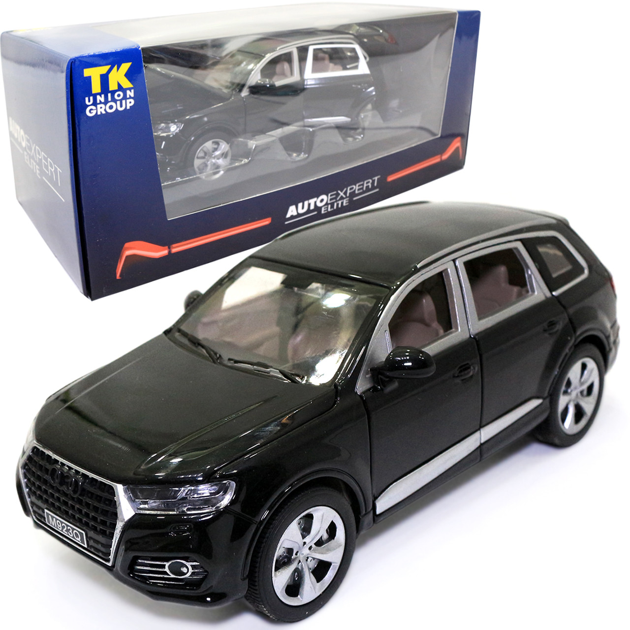 Машинка металева Audi Q7 «AutoExpert» Ауді джип черний світло звук 19*7*9 см (EL-5263), фото 1