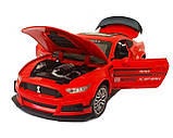 Машинка металева Ford Mustang Shelby GT500 "AutoExpert Elite" Форд Мустанг шелбі GT500 червоний 16*6*5 см (GT-1712), фото 2