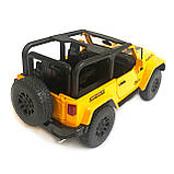 Машинка металева Jeep Джип «AutoExpert» , жовтий, інерц., звук, світло, відкр. двері., 13*7*7 см (27003), фото 3