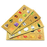 Чарівний комодик «Сортування сміття», дерев'яна іграшка, Ань-Янь, 12 * 8 * 24,5 см, від 3 років, (ПСД002), фото 2