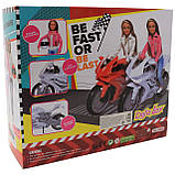 Лялька Defa Lucy на білому мотоциклі, 29 см, (8459), фото 3