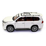 Машинка металева Lexus «AutoExpert» Лексус джип білий звук світло 19*7*9 см (GT-8288), фото 3