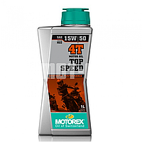 Масло моторное MOTOREX Top Speed 15w50 1 л