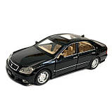 Машинка металева Toyota Royal Crown 2,5 «AutoExpert» Тойота, черний, звук, світ, інерц., відкр. двері, багаж, капот, 16*6*5 см (GT, фото 3
