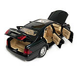 Машинка металева Toyota Royal Crown 2,5 «AutoExpert» Тойота, черний, звук, світ, інерц., відкр. двері, багаж, капот, 16*6*5 см (GT, фото 6