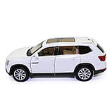 Машинка металева Volkswagen «Автосвіт» Фольксваген джип білий світло звук 14*5*6 см (AS-2709), фото 3