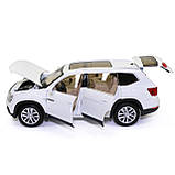 Машинка металева Volkswagen «Автосвіт» Фольксваген джип білий світло звук 14*5*6 см (AS-2709), фото 6