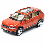 Машинка металева Автосвіт Джип Volkswagen Tiguan коричневий, світлові та звукові ефекти, 14 * 6 * 6 см (AS-2708), фото 4