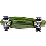 Пенні борд (скейт) з безшумними світяться колесами, 55х15 см (мотоцикл) S-99160, фото 2