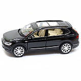 Машинка металева Автосвіт Джип Volkswagen Tiguan чорний, світлові та звукові ефекти, 14 * 6 * 6 см (AS-2708), фото 4
