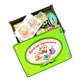 Гра сортер пазл «Веселе чаювання», дерев'яна іграшка, UBumblebees, 23 * 16 * 5 см, від 3 років, (ПСД191), фото 3