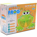 Іграшка для ванни Жаба з бульбашками 23х15х8 см, від 18 міс (X18002), фото 2