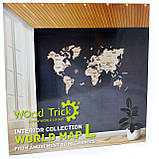 Дерев'яний конструктор Wood Trick Карта світу L, 64 деталі. Техніка збірки - 3d пазл, фото 3