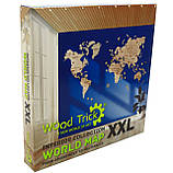 Дерев'яний конструктор Wood Trick Карта світу XXL. Техніка збірки - 3d пазл, фото 3