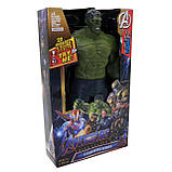 Ігрова фігурка Hulk Avengers Marvel Халк іграшка Месники звук, пластик 30 см (D559-4/106-2), фото 5