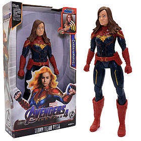 Ігрова фігурка Капітан Марвел Avengers Captain Marvel іграшка звуки 27 см (8818)
