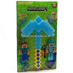 Набір фігурок «Minecraft» (Майнкрафт, 7 предметів), №3 27х3х45 см (JL 18334-2)