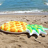 Матрац надувний Intex Ананас (Pineapple) арт. 58761. Дуже добре підходить для відпочинку на морі, в басейні, фото 5