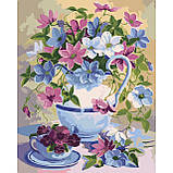Картина за номерами ідейка «Квіткова поезія» 40x50 см (КНО2049), фото 3