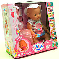 Интерактивная кукла Baby Born (беби бон). Пупс аналог с одеждой и аксессуарами 9 функций беби борн 8006-462