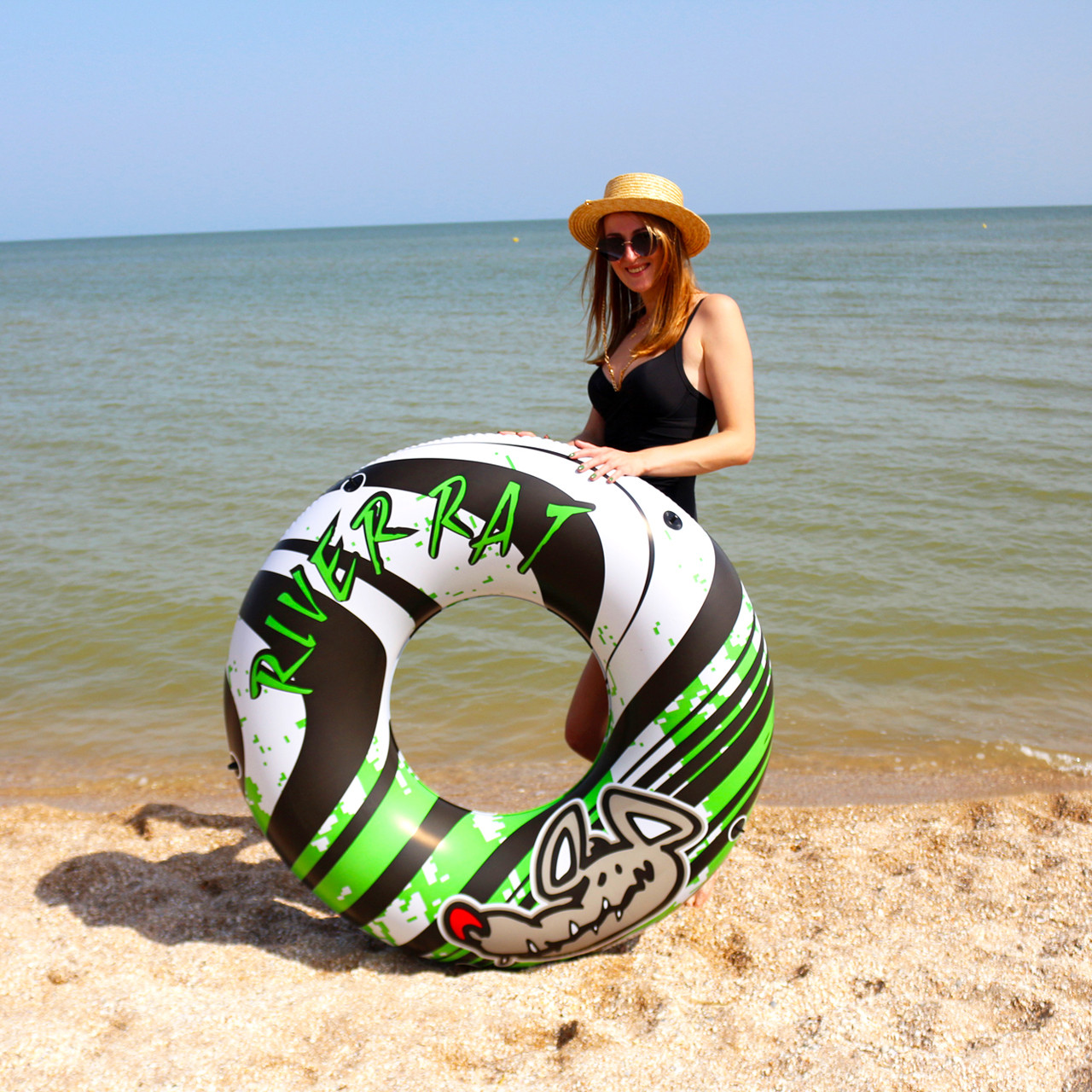 Надувний круг Intex 68209 River Rat