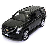 Машинка ігрова Cadillac Escalade «TechnoPark» Кадилак метал чорний 12*5*5 см (ESCALADE-BK), фото 3