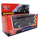 Машинка ігрова Cadillac Escalade «TechnoPark» Кадилак метал чорний 12*5*5 см (ESCALADE-BK), фото 8