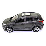 Машинка ігрова таксі Ford Kuga «TechnoPark» джип Форд метал сірий 12*4*5 см (KUGA-GY (FOB)), фото 5