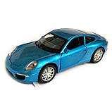 Машинка іграшкова Porsche Carrere 911 S «АвтоЕксперт» Порше каррере 911 s, метал, синя, підсвітка фар, звук, інерція, відкр., фото 3