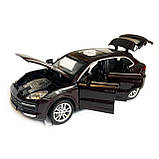 Машинка іграшкова Porsche Cayenne «АвтоЕксперт» Порше каєн, метал, коричнева, підсвітка фар, звук, інерція, відкр. двері, капот,, фото 6