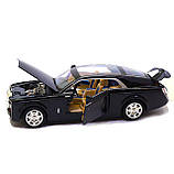 Машинка іграшкова Rolls-Royce «Автопром», метал, чорний, 18х5х7 см, (7693), фото 7