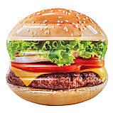 Надувний пліт Intex «Гамбургер» з ручками 58780, 145*142см., від 6 років, фото 2
